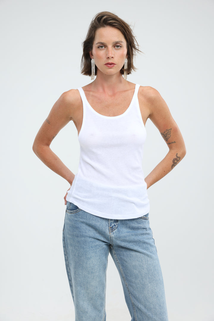 Clean55 White Tank