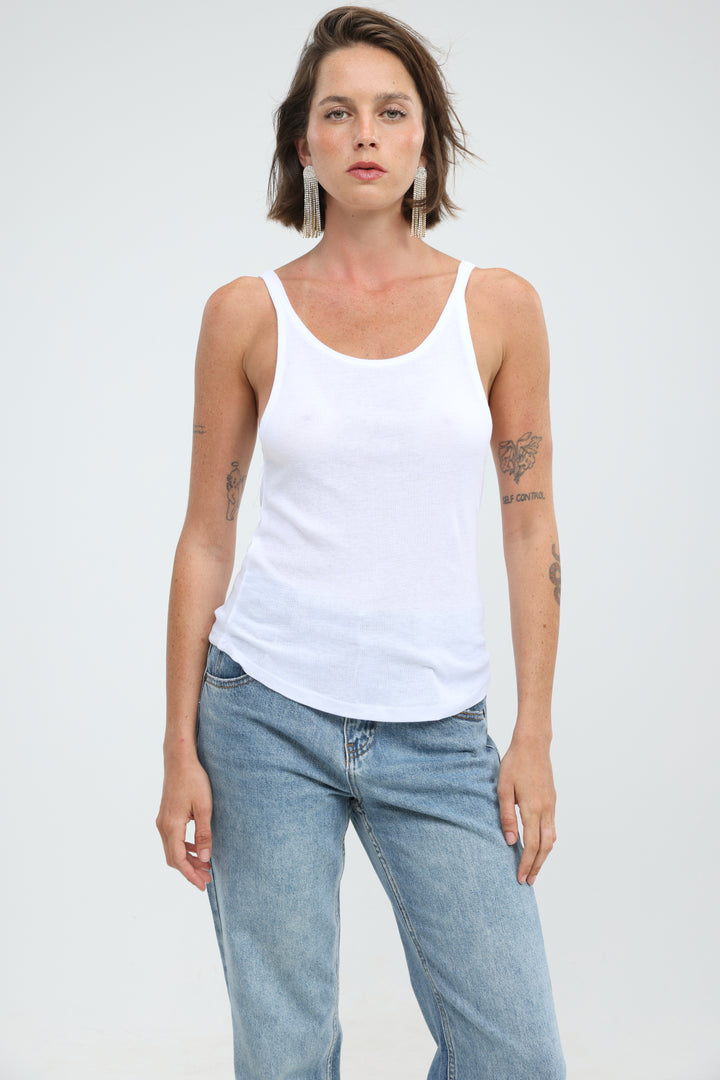 Clean55 White Tank