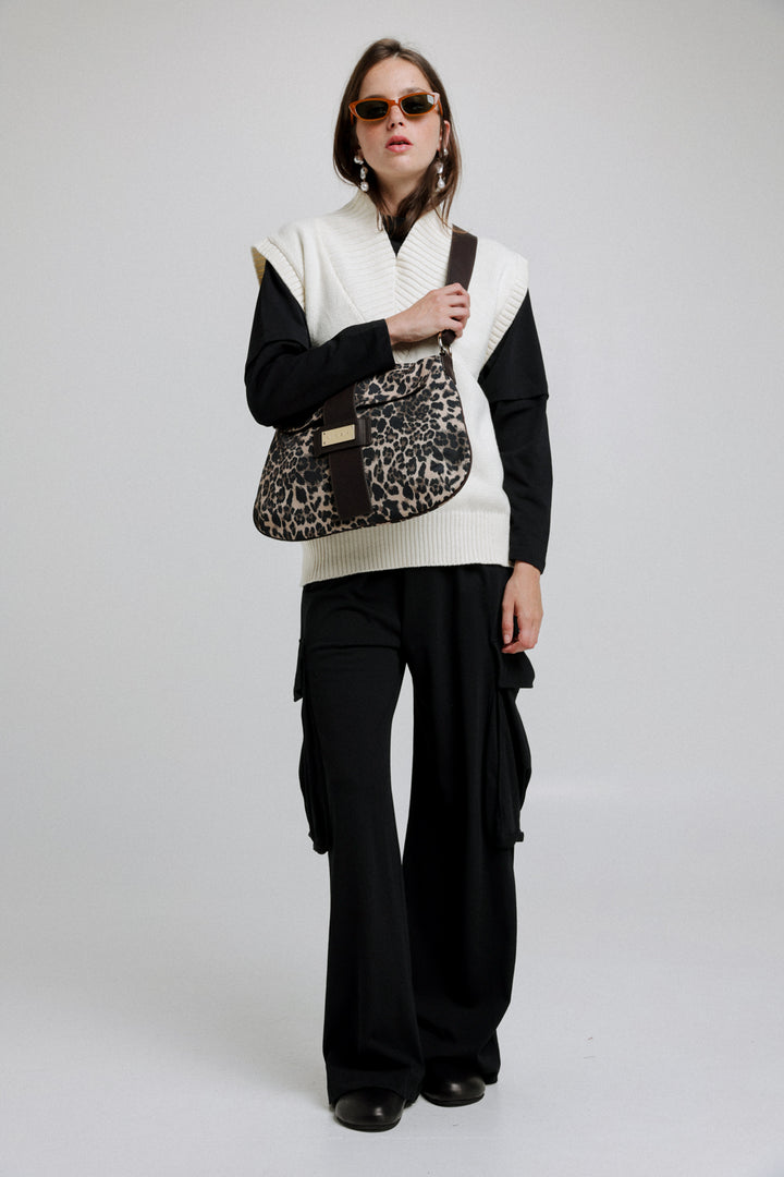 Art Leopard Bag