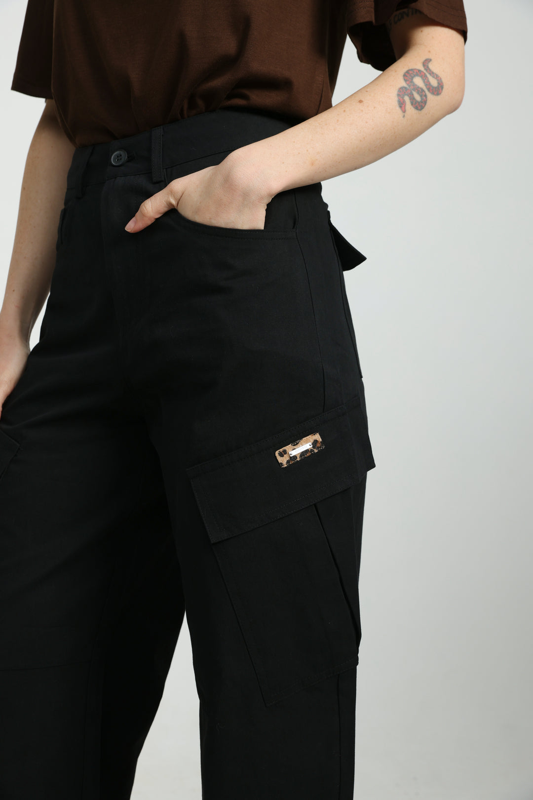 Getting Black Cargo Bottoms