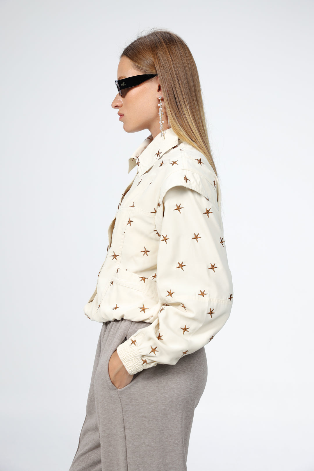Puzzle Cream Stars Jacket