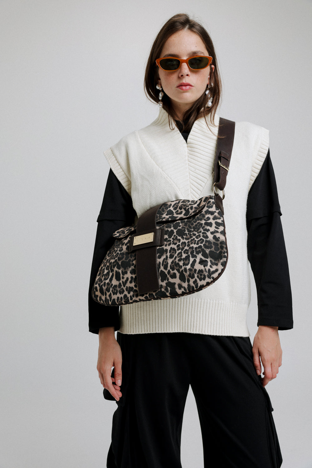 Art Leopard Bag