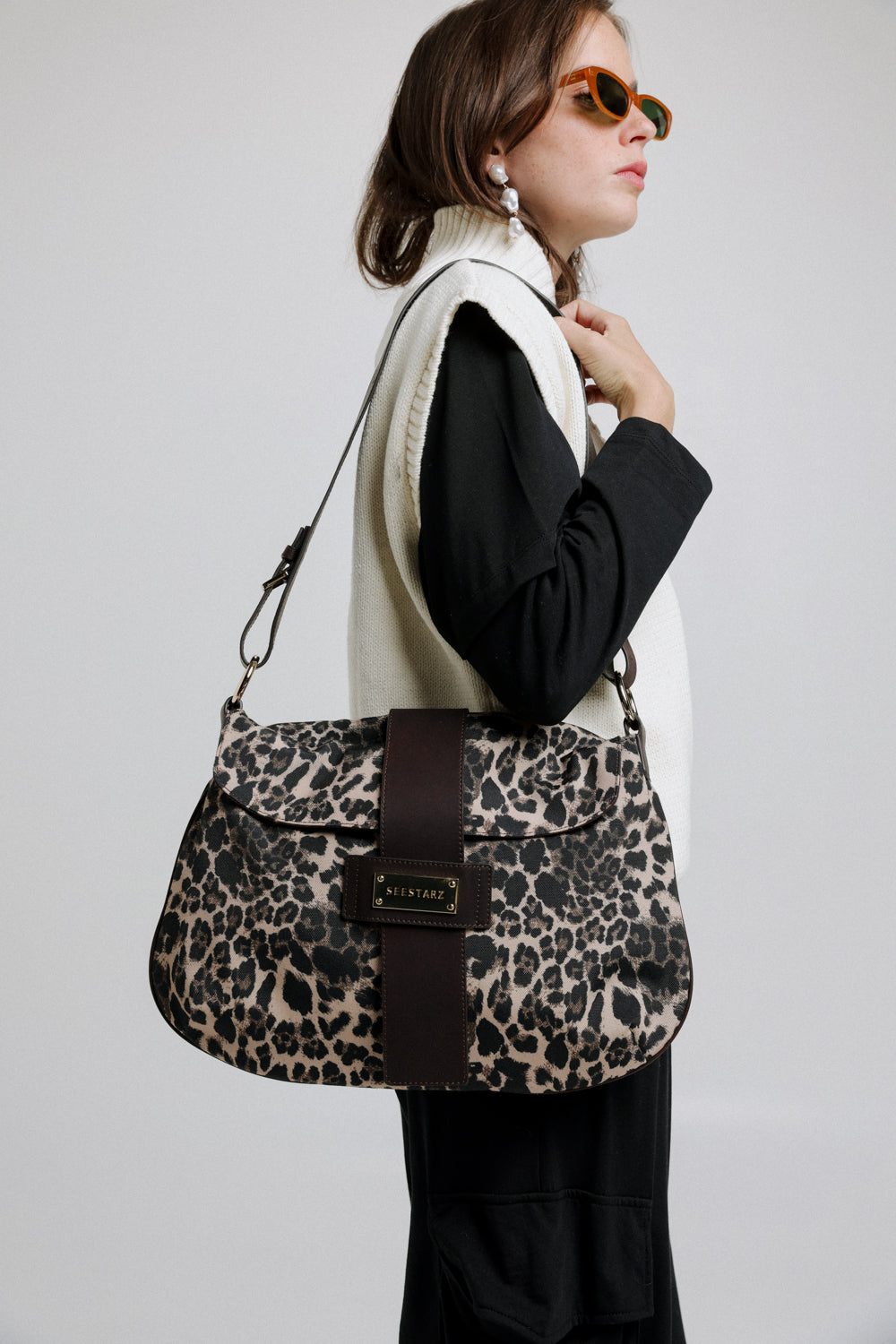 Art Leopard Bag