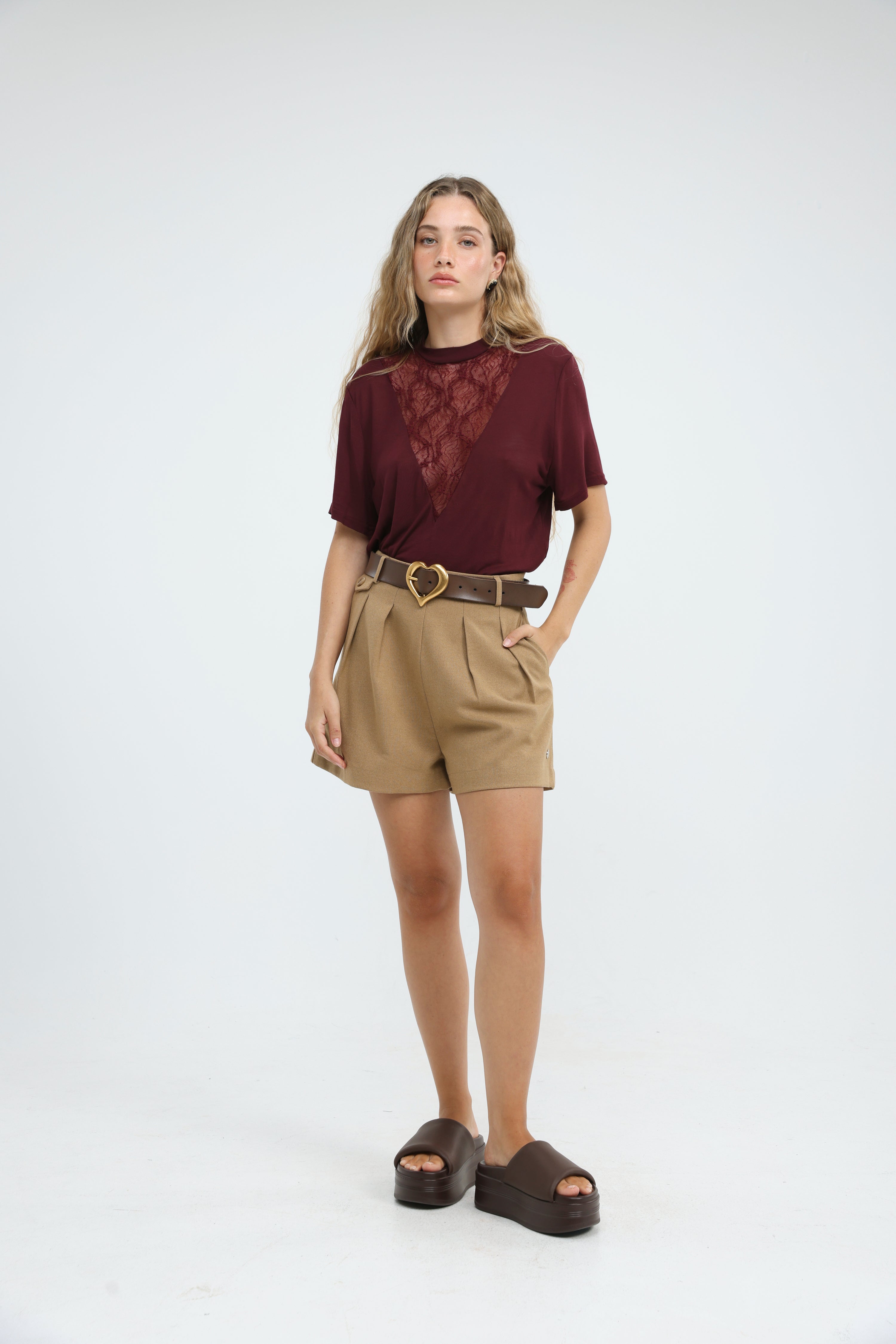 SHISHIKUI シシクイ Cami Short / CAMEL Review Camel Shorts – SEESTARZ