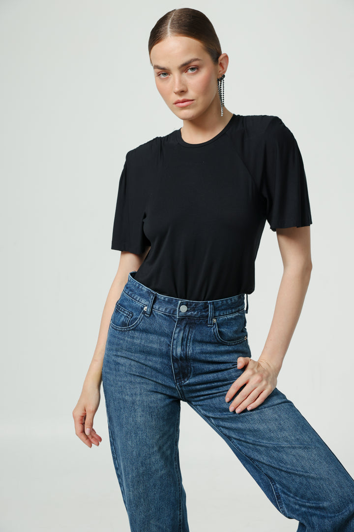 Trust Black Padded T-Shirt