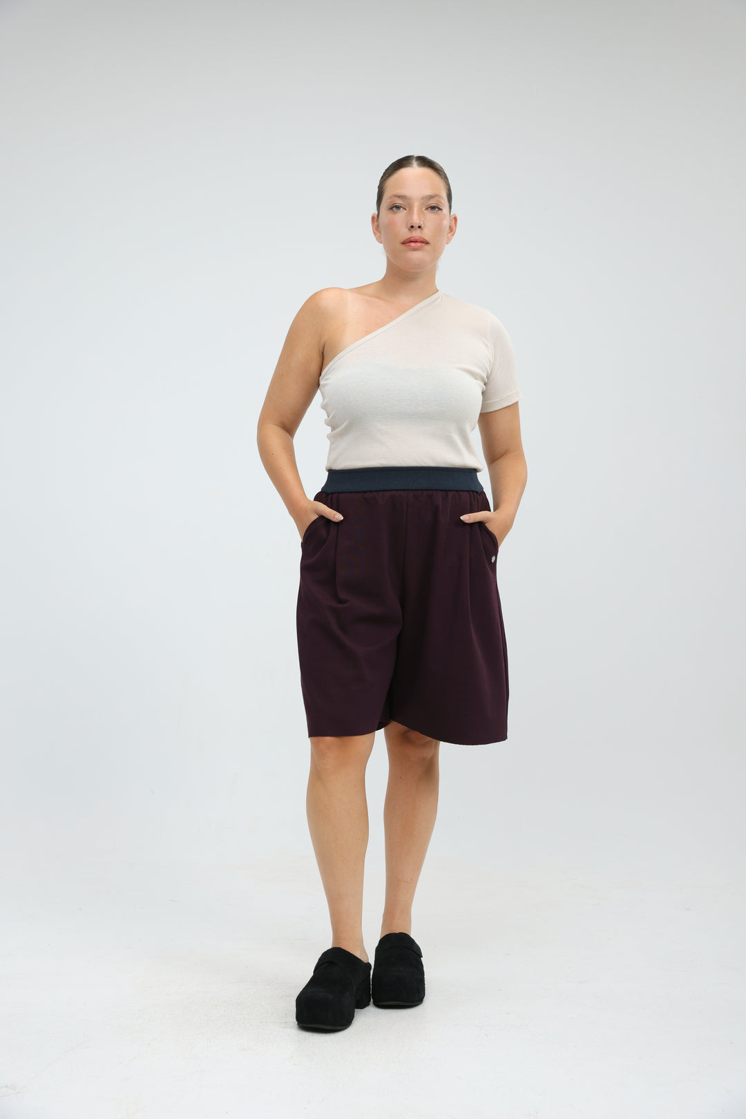 Foreign Light Grey Bermuda Shorts