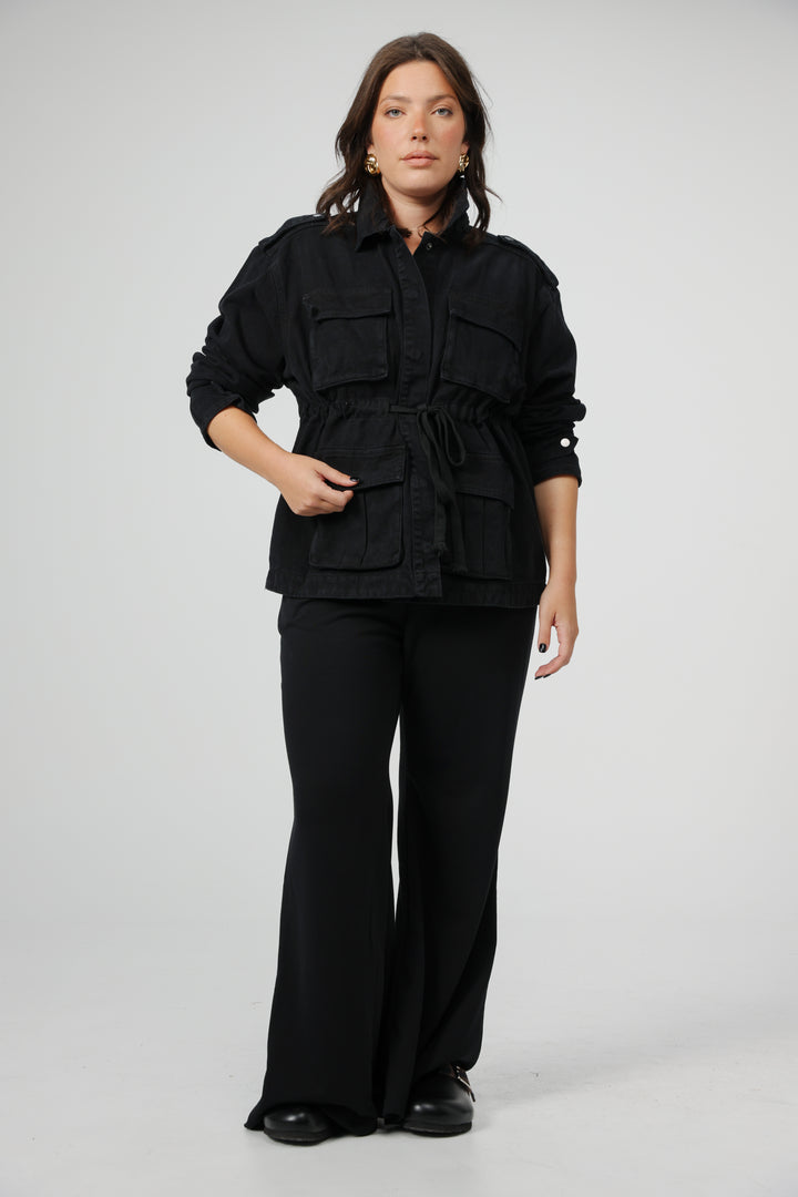 Hackney Wine Denim Jacket