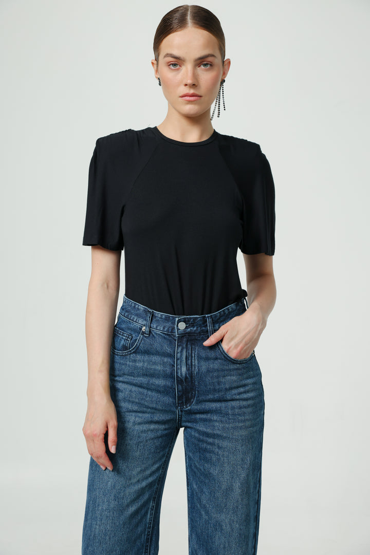 Trust Black Padded T-Shirt