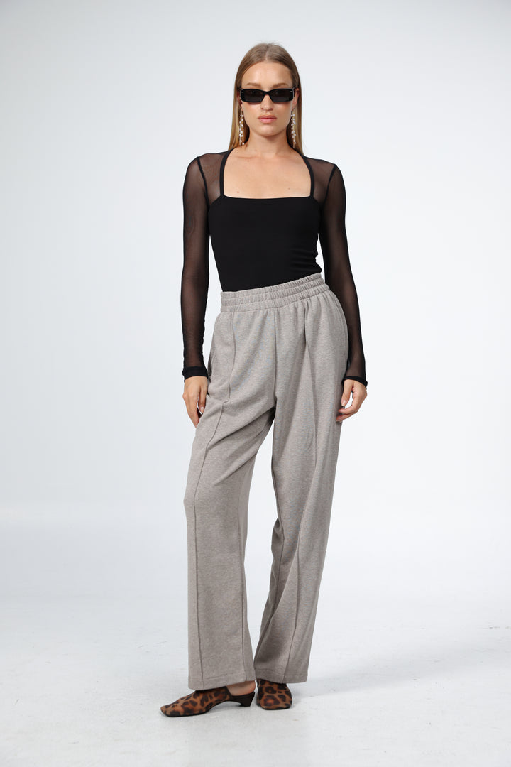 Yourself Black Mesh Shirt