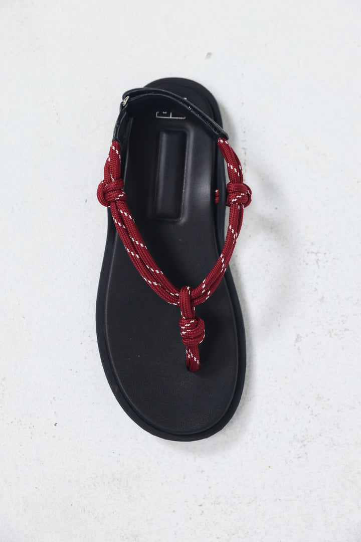 EE Wine Cord Sandals
