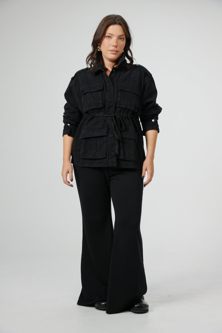 Hackney Wine Denim Jacket