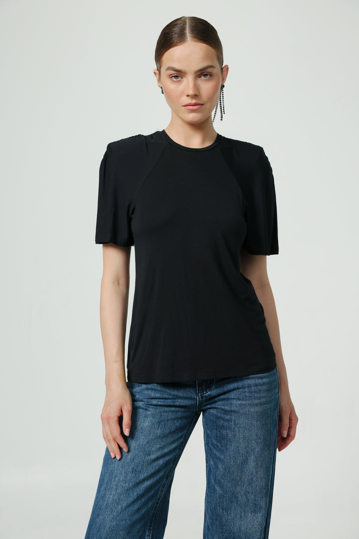 Trust Black Padded T-Shirt