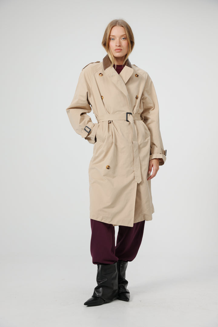 Beige Trench Coat