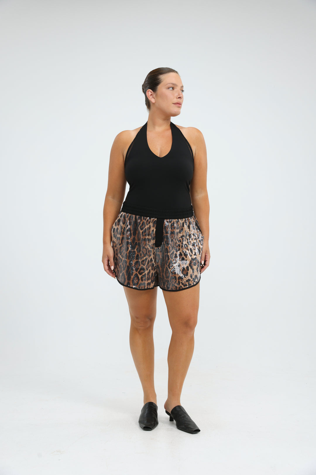 Scene Leopard Shorts