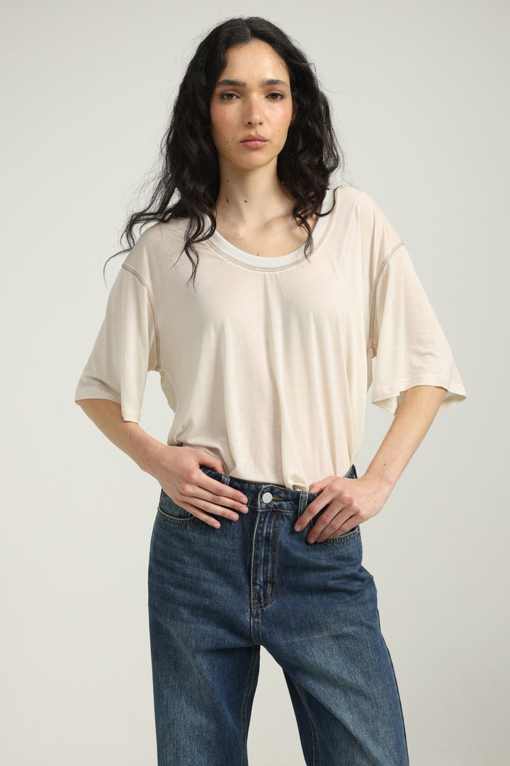 Clean20 Cream T-Shirt