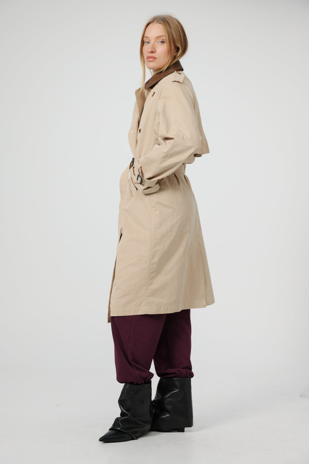 Beige Trench Coat