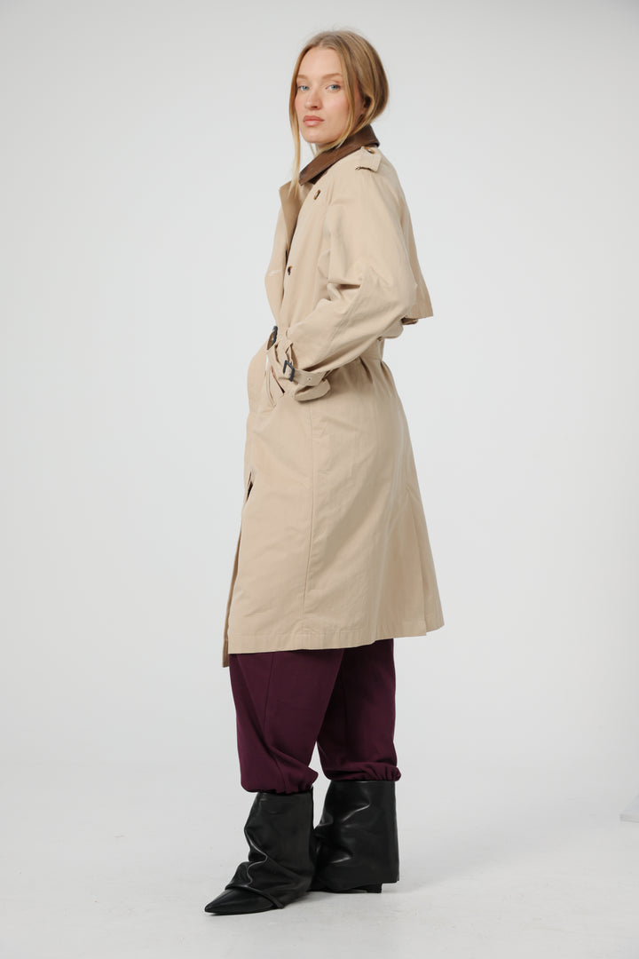 Beige Trench Coat