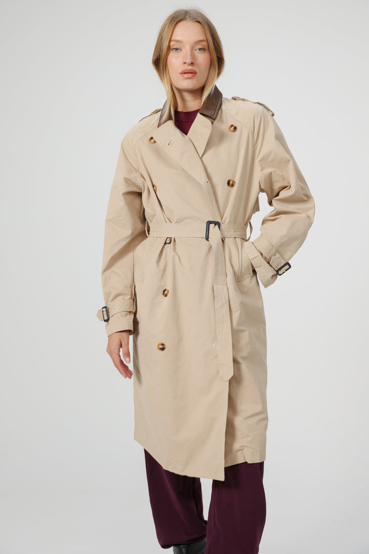 Beige Trench Coat