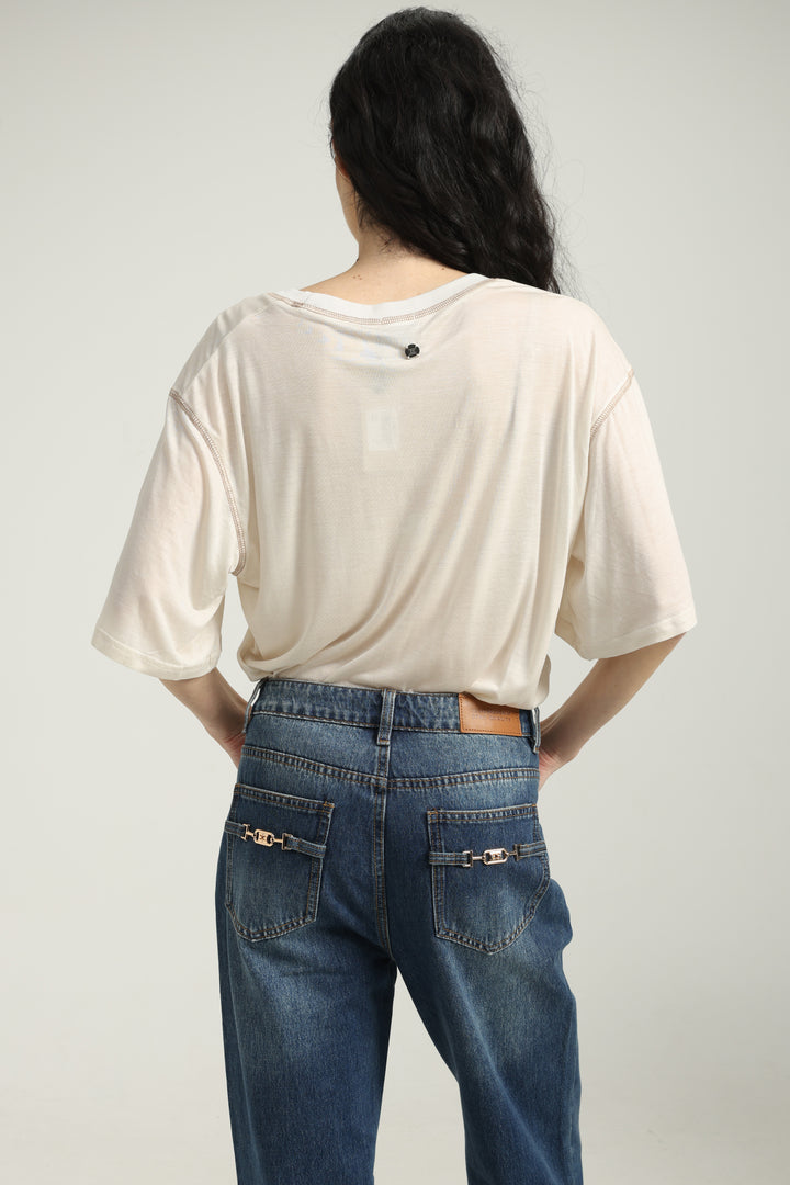 Clean20 Cream T-Shirt