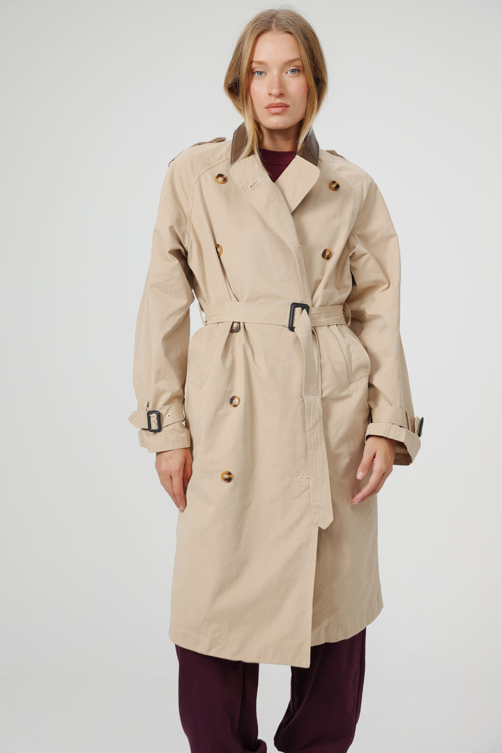 Beige Trench Coat