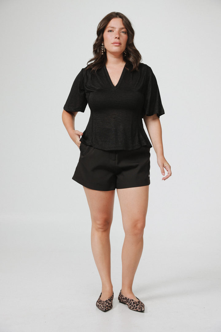 Pen Black Short Bottoms