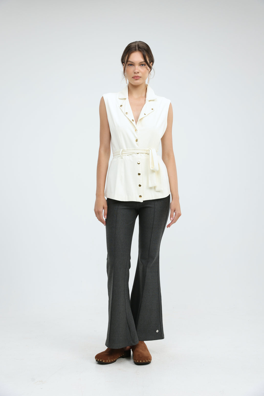 Clipboard Cream Vest