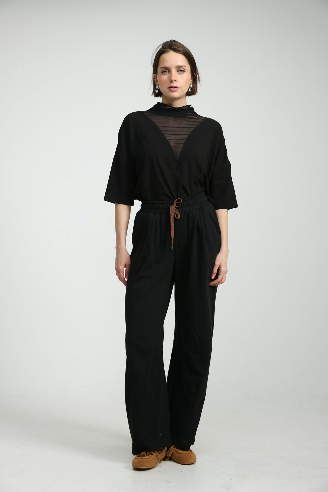 Familiar Black Joggers