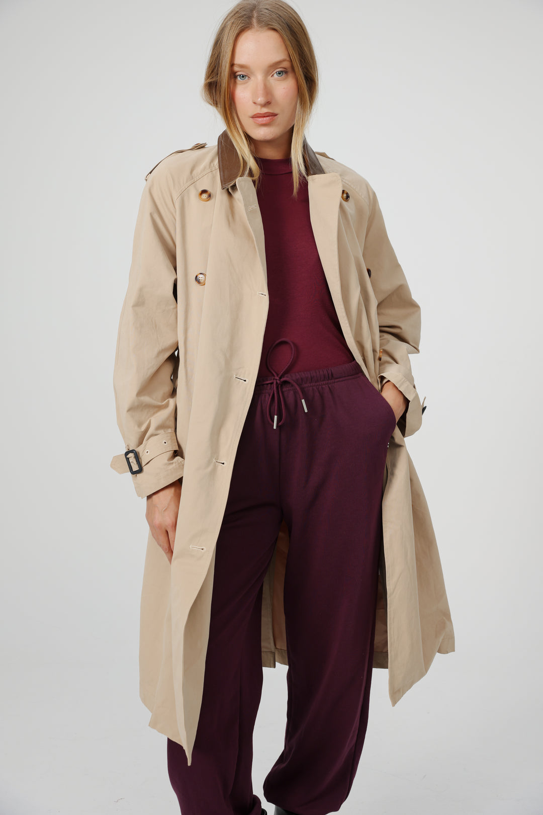 Beige Trench Coat