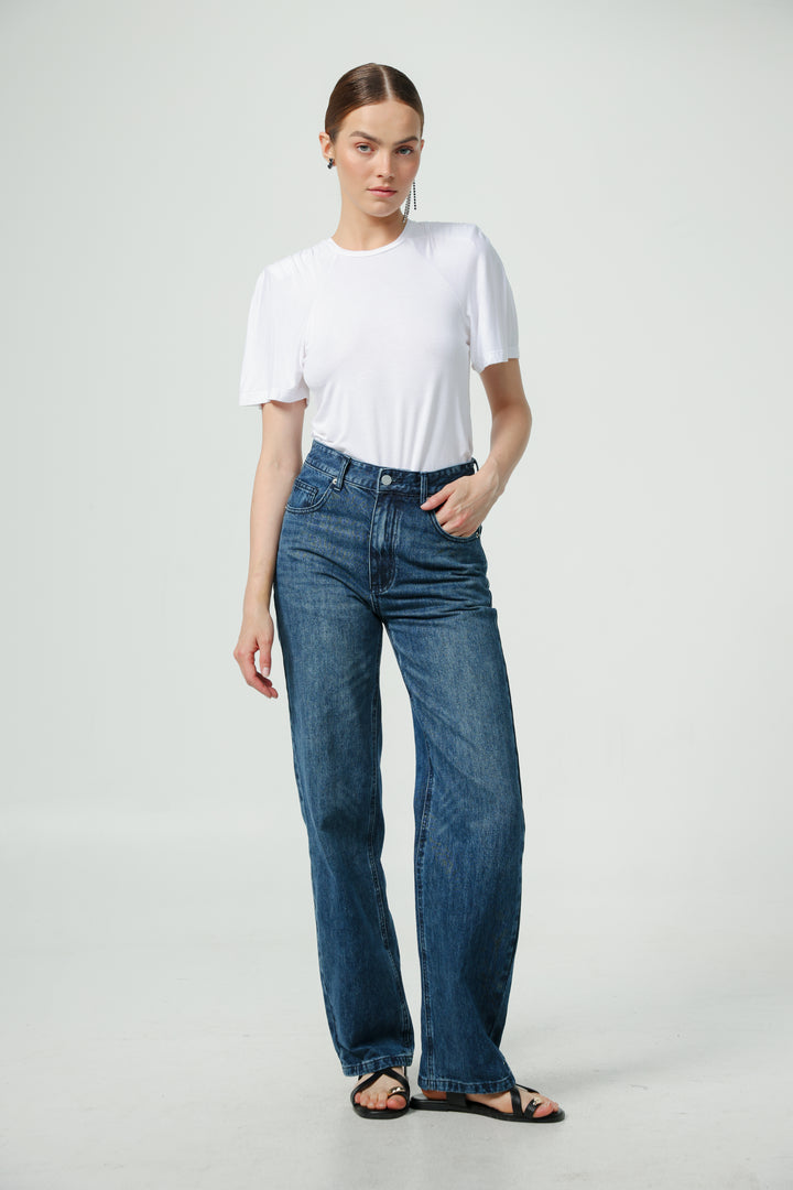 Trust White Padded T-Shirt