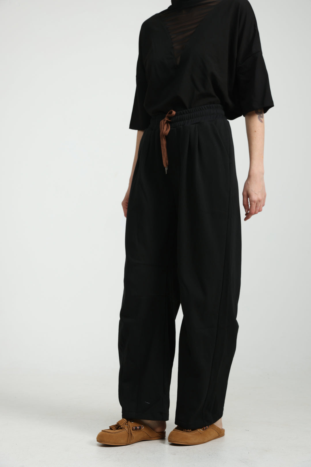 Familiar Black Joggers