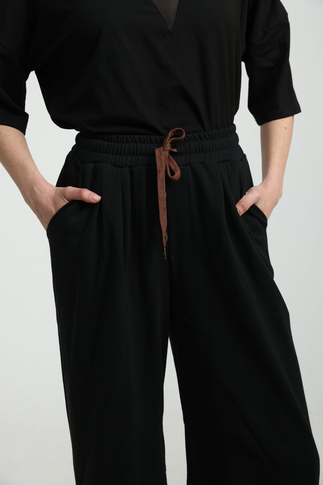 Familiar Black Joggers