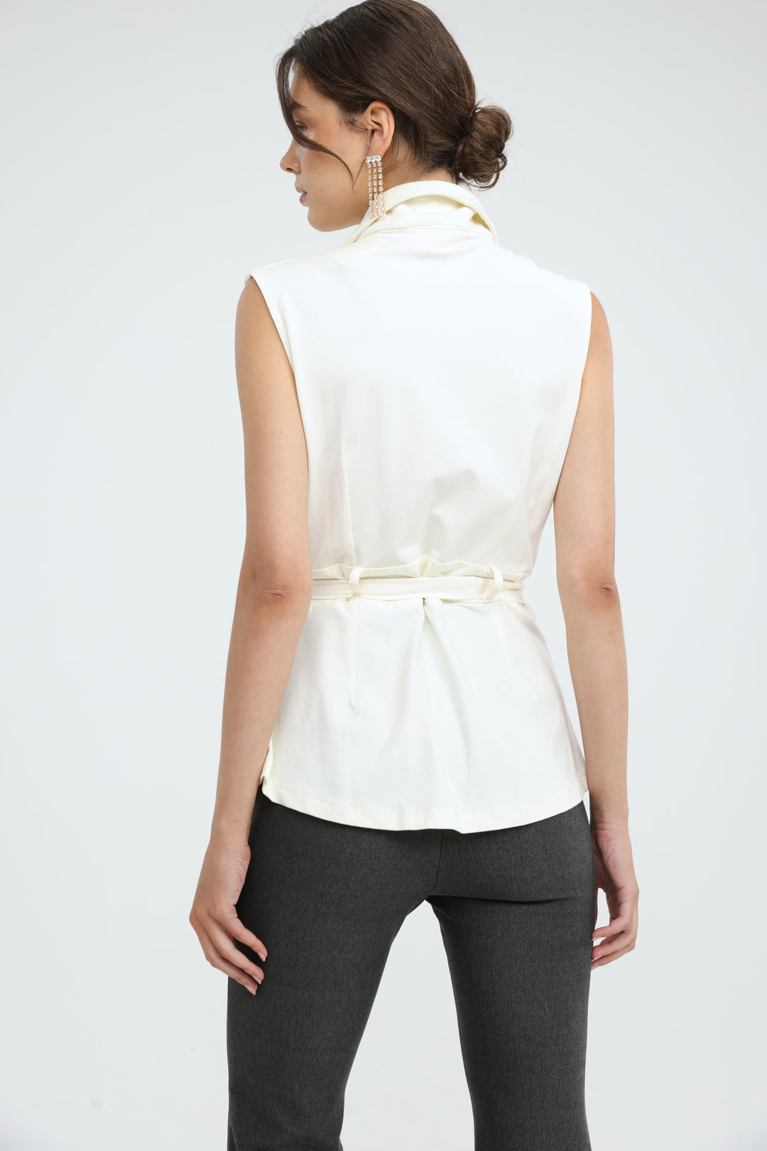 Clipboard Cream Vest