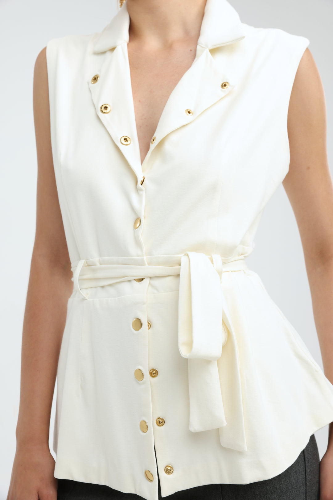 Clipboard Cream Vest