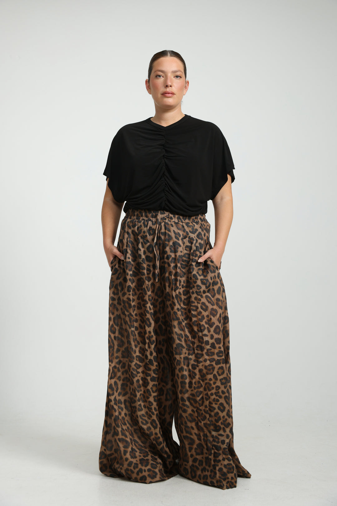 Tender Leopard Wide Bottoms