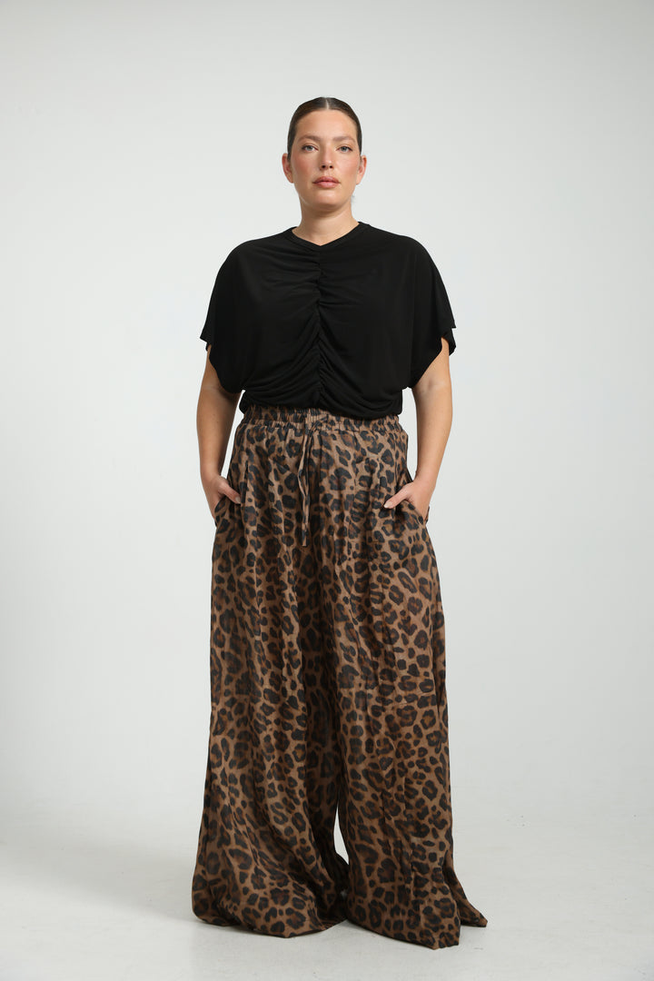 Tender Leopard Wide Bottoms
