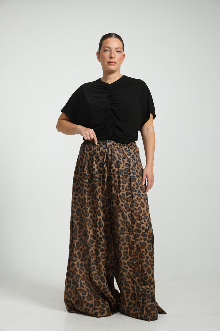 Tender Leopard Wide Bottoms