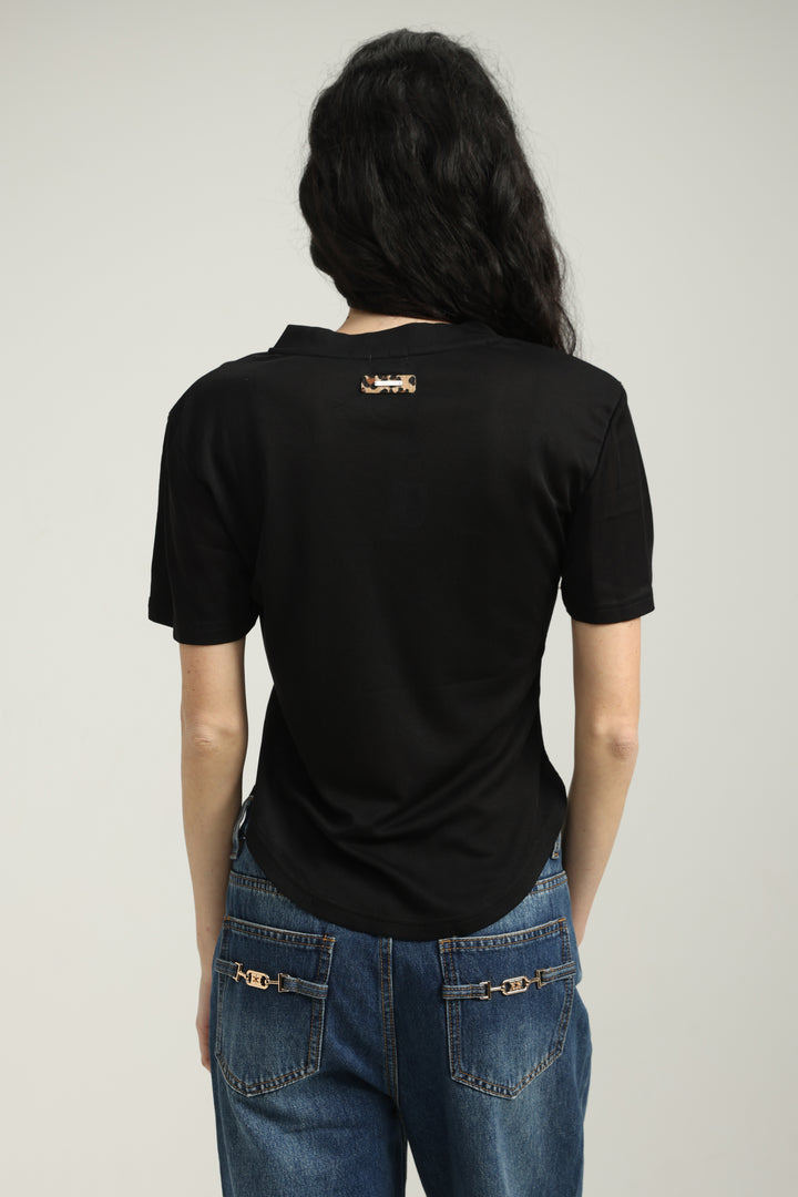 Clean23 Black V T-Shirt