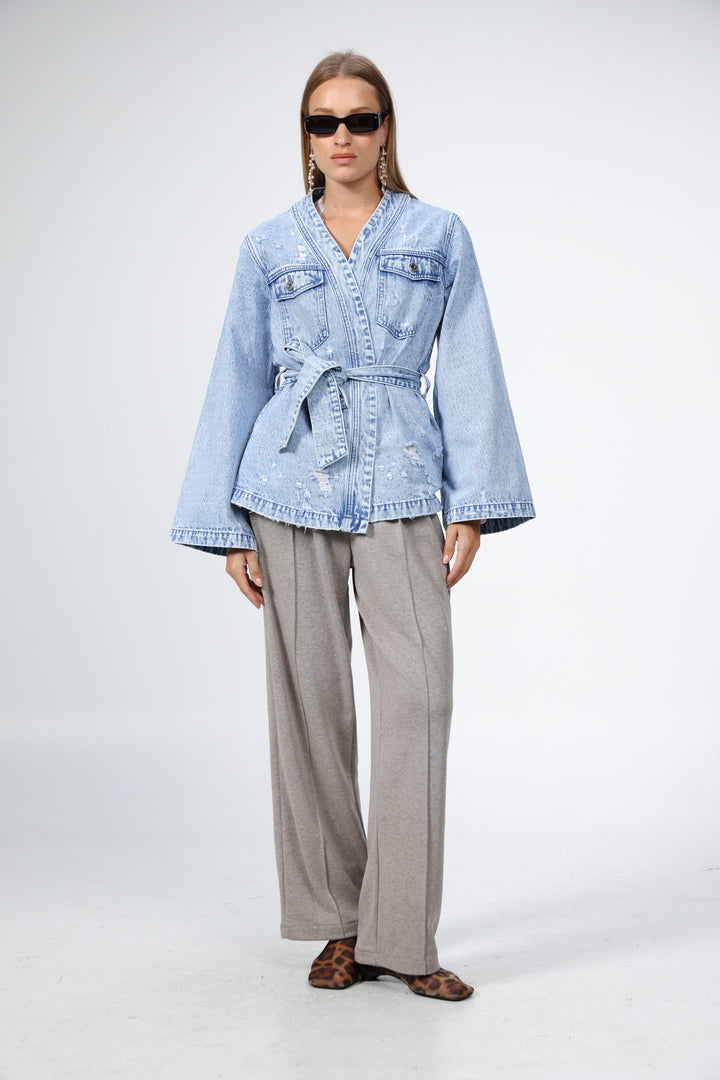 Denim Blue Kimono