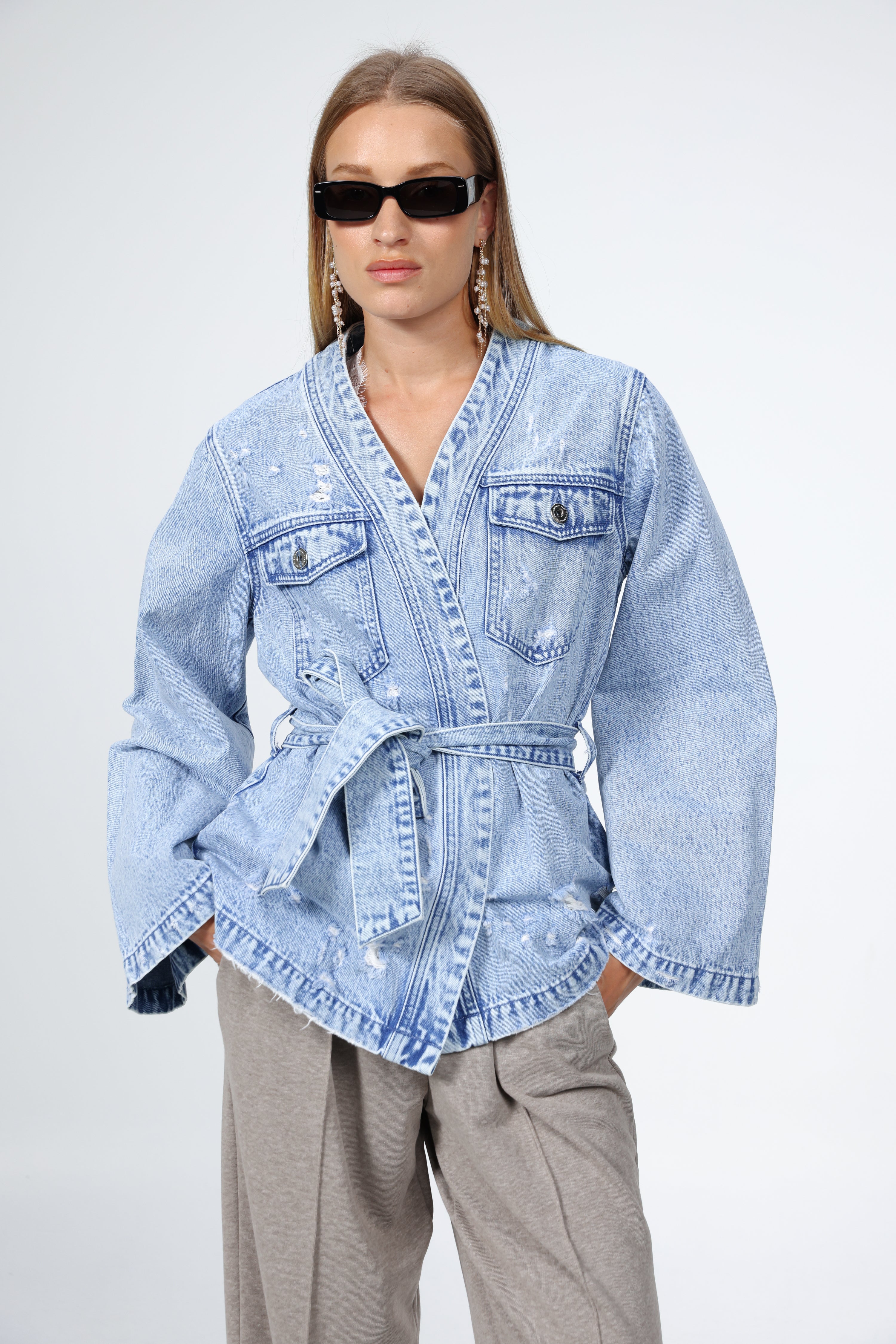 Denim Blue Kimono – SEESTARZ