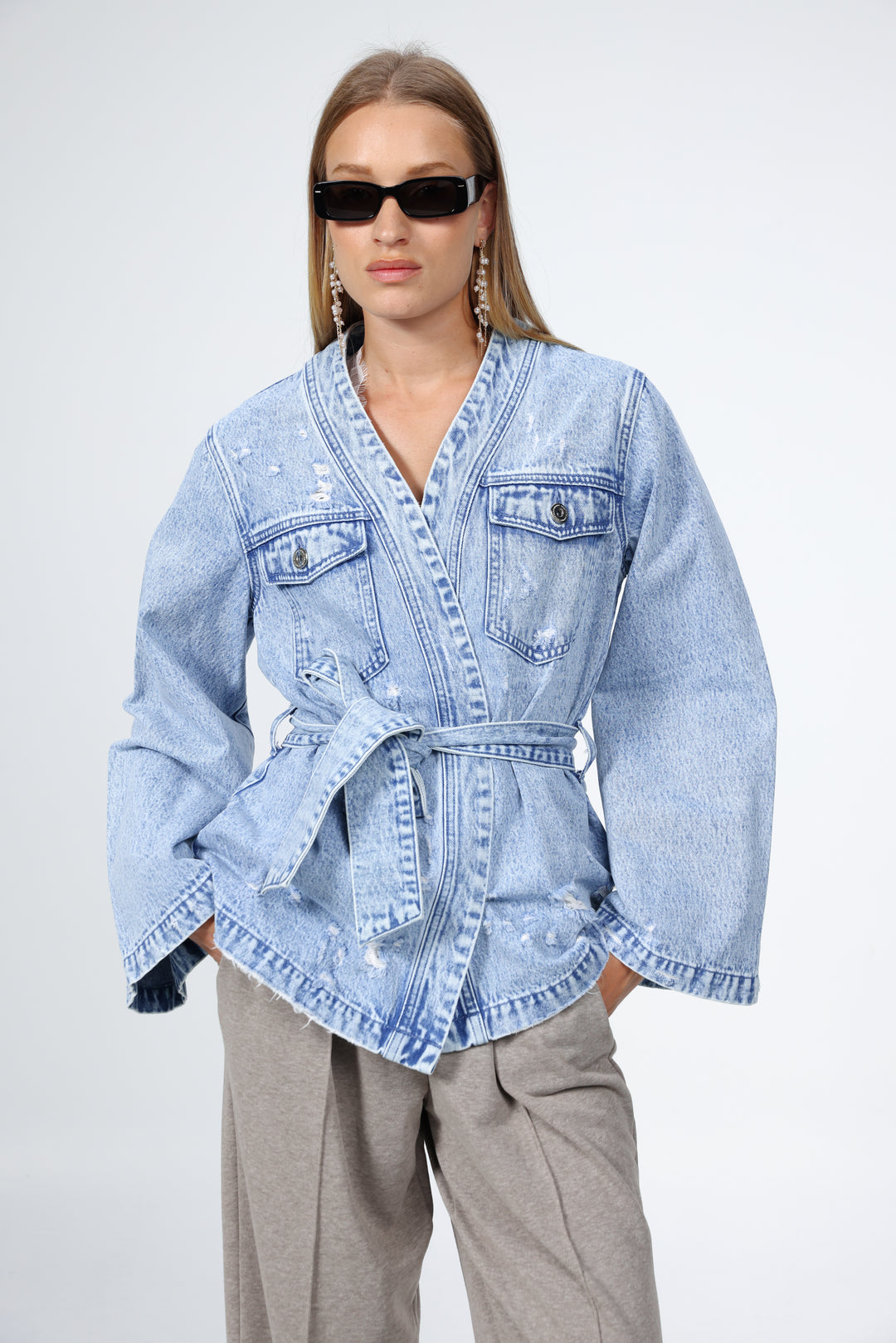 Denim Blue Kimono