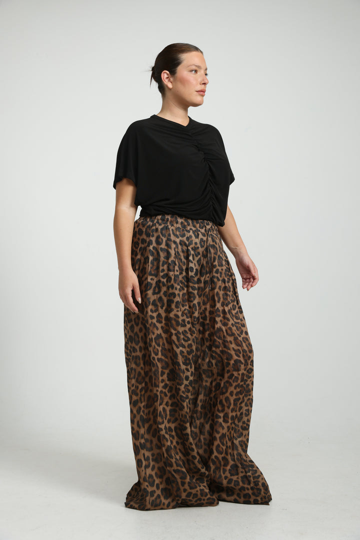 Tender Leopard Wide Bottoms