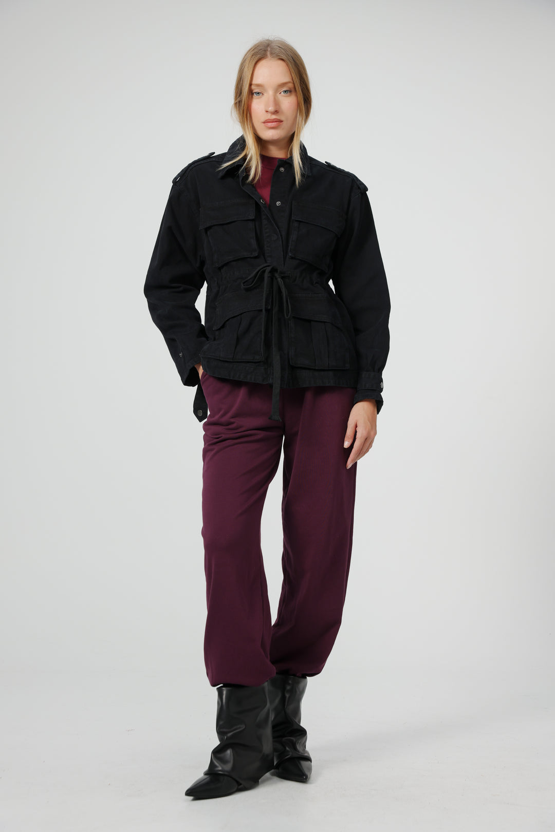 Hackney Black Denim Jacket