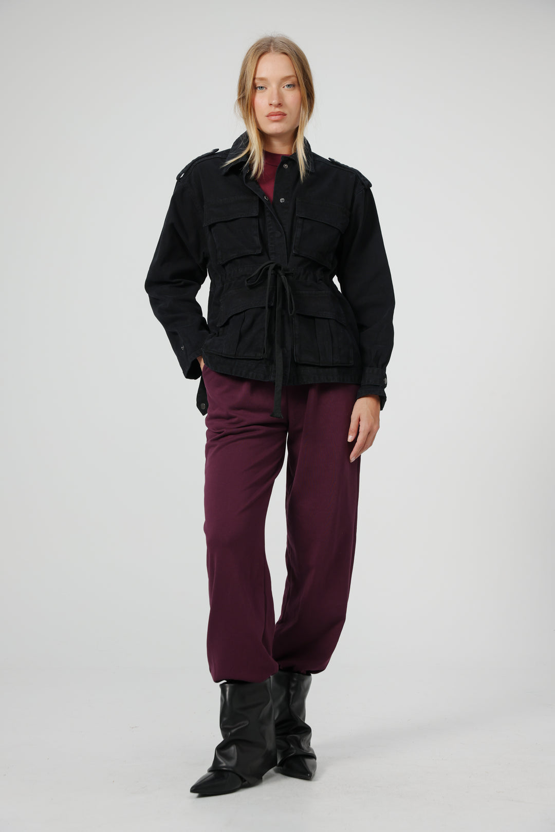 Hackney Black Denim Jacket