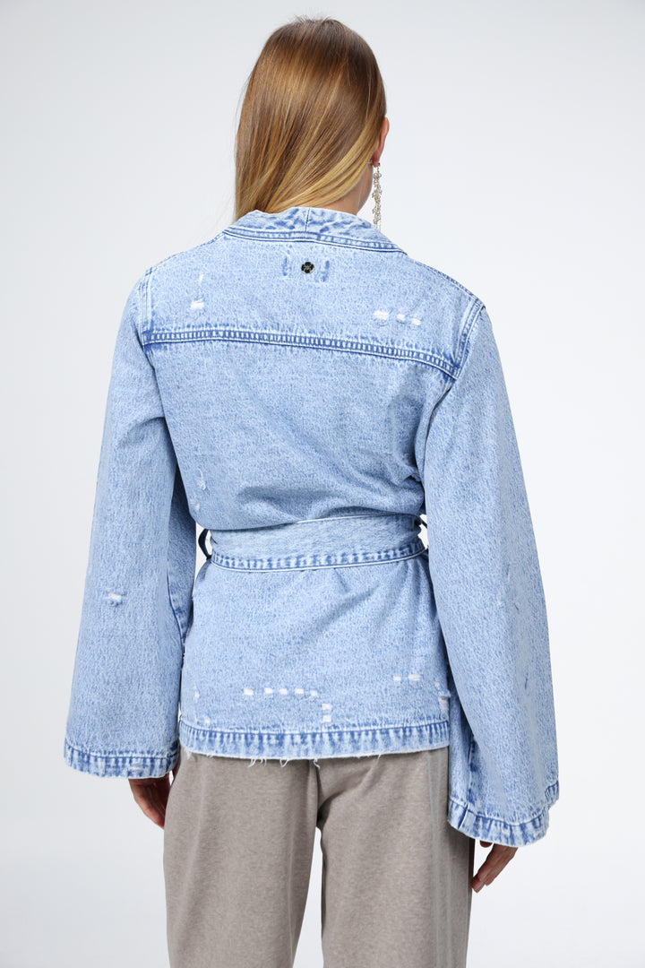 Denim Blue Kimono