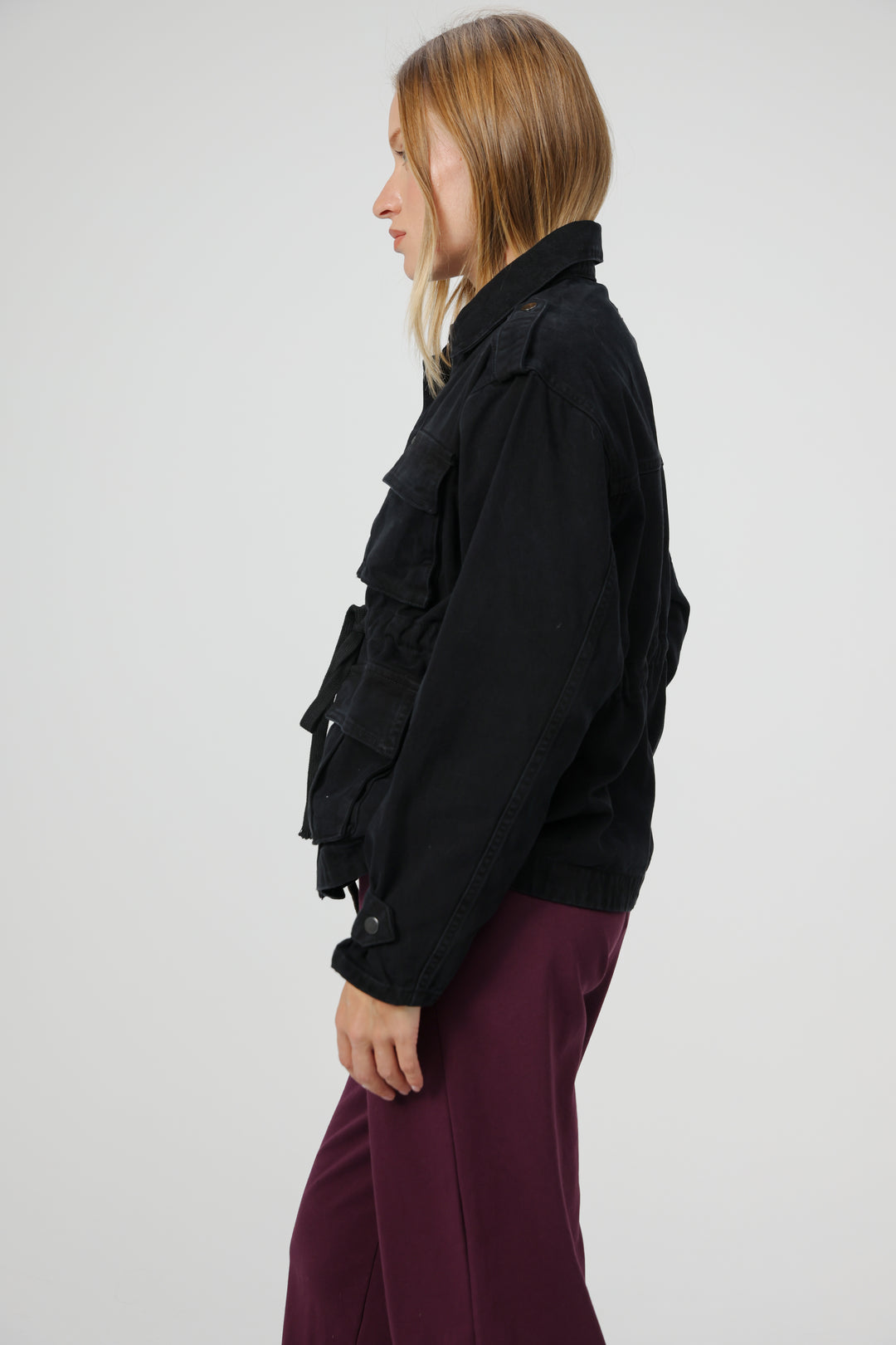 Hackney Black Denim Jacket