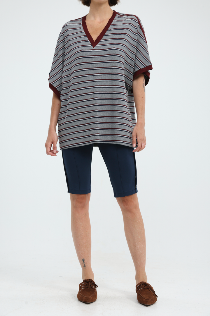 Snaps Navy Leggings