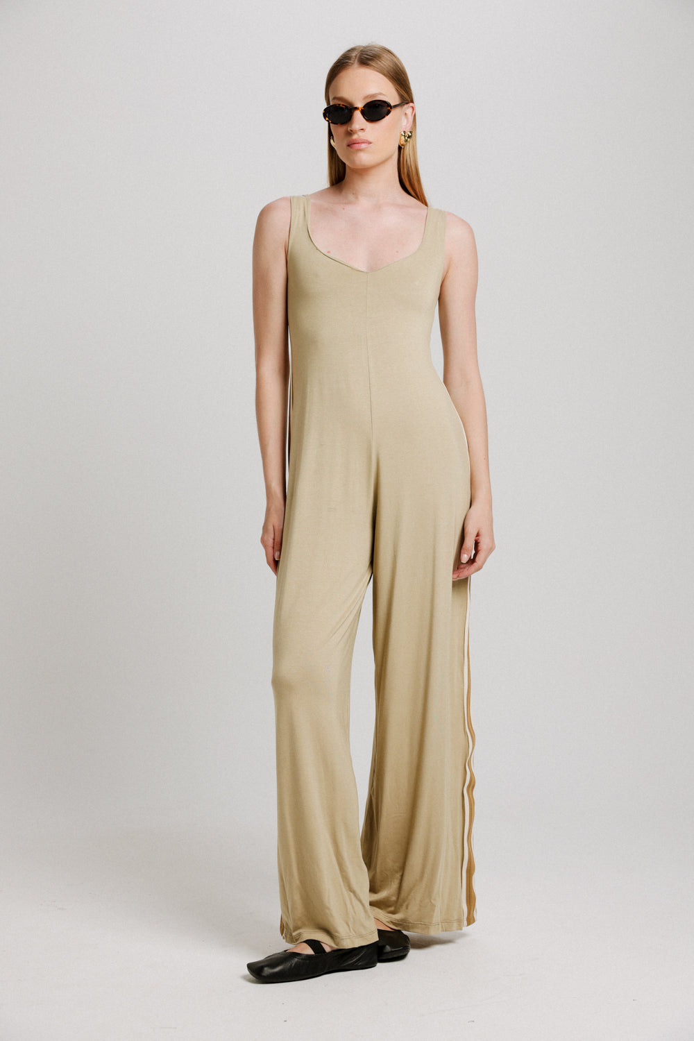 Magic Sand Striped Jumpsuit