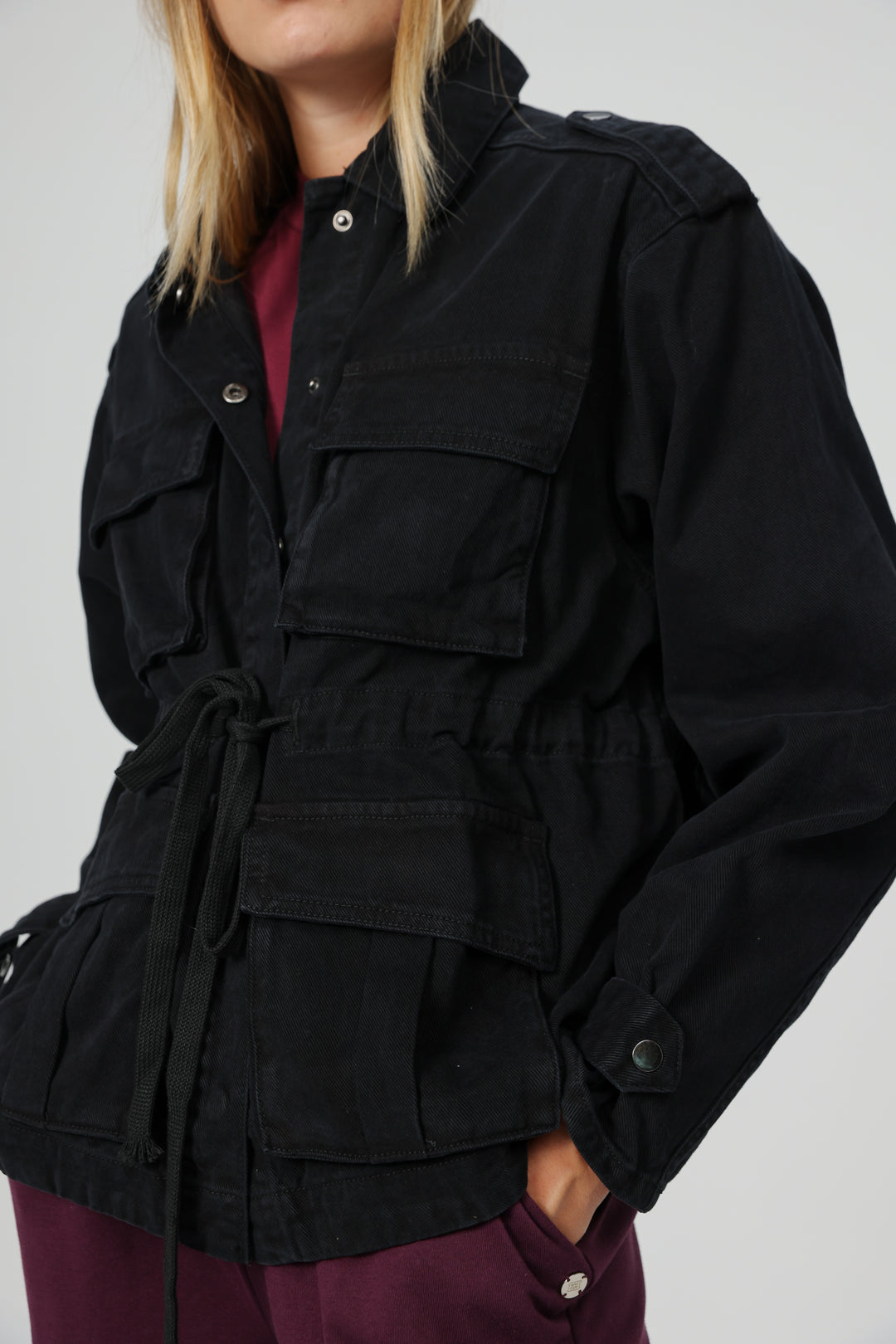 Hackney Black Denim Jacket