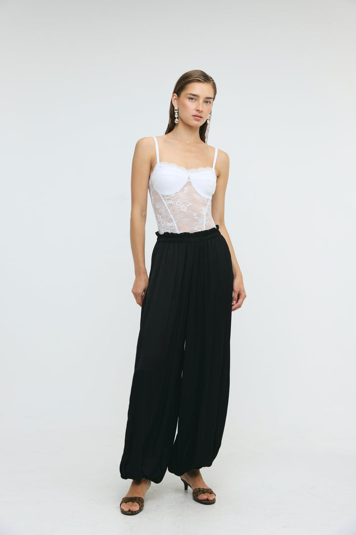 Gloss Black Balloon Bottoms