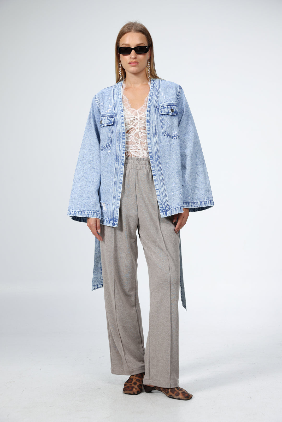 Denim Blue Kimono